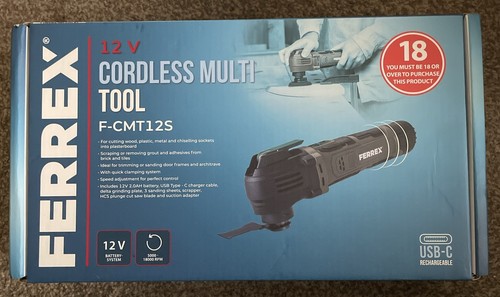 Ferrex 12v cordless mutli - 12v, tool