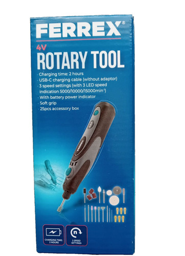 Ferrex cordless rotary tool - 4v,